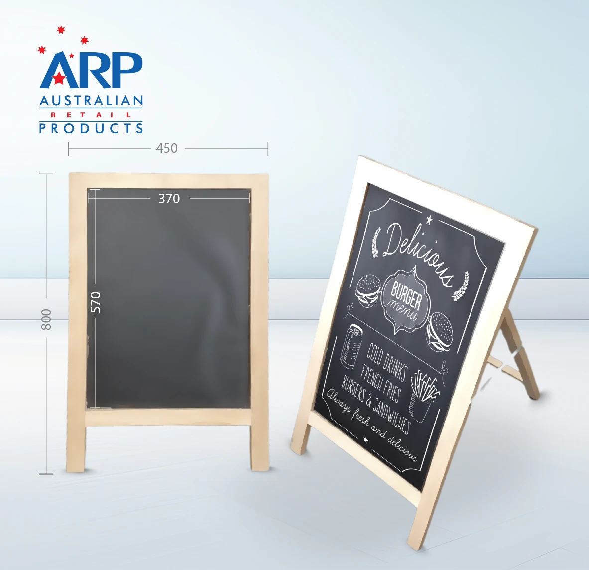 A-Frame-Menu-Chalkboard-Stand_-Versatile-and-Portable-Display-in-Australia