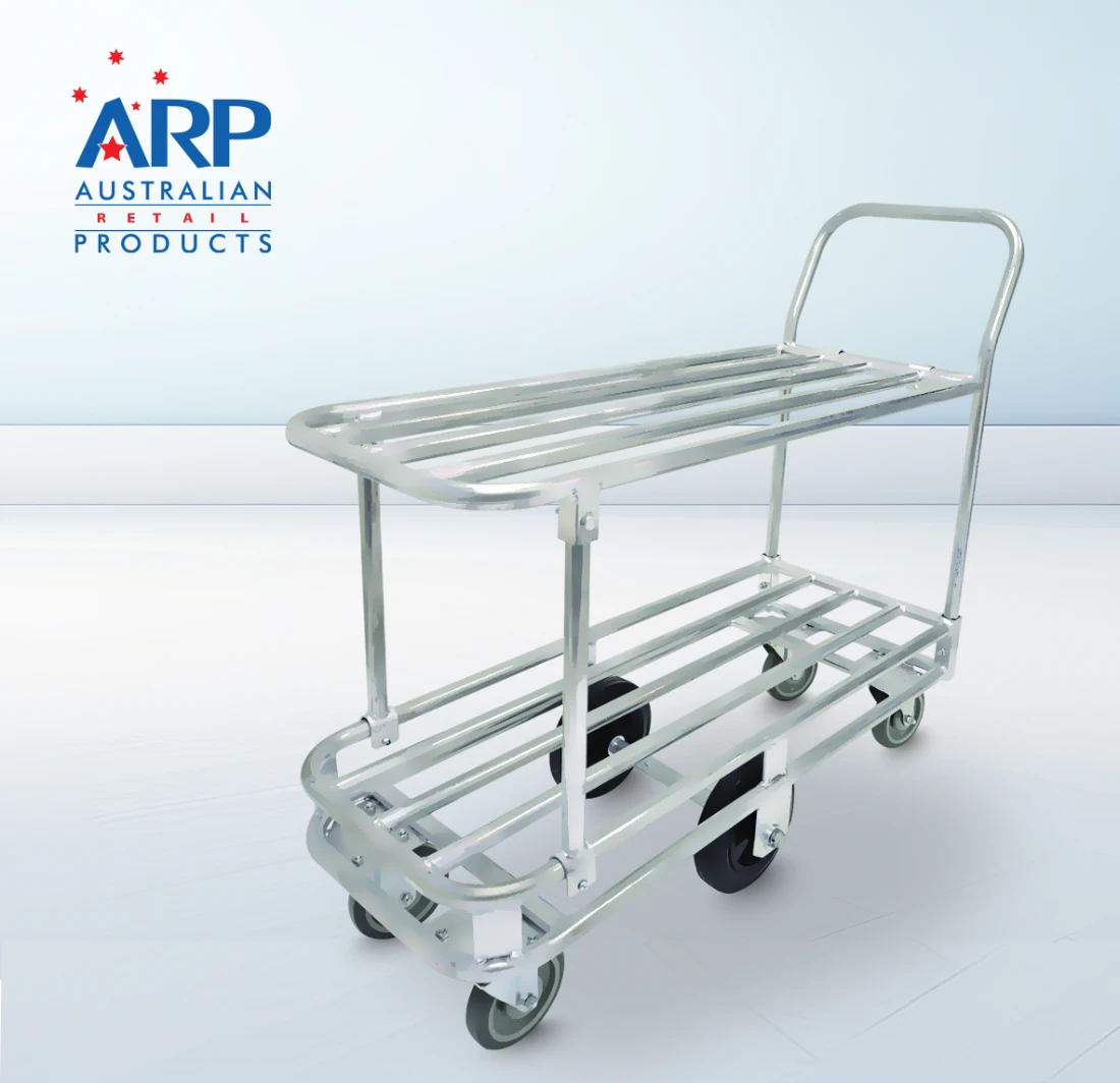 Gal Tube Stock Trolley - Double Deck