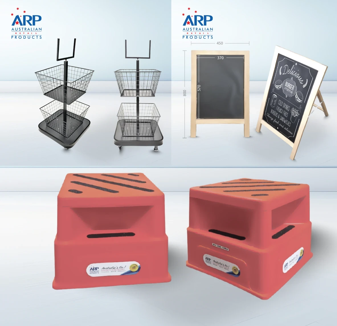 Merchandising Units, Safety Steps