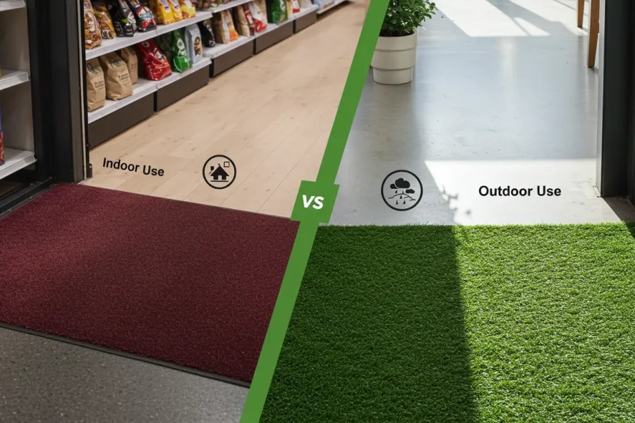 Choosing the Right Mats for Your Retail Space: Carpet Mats vs Turf Mats