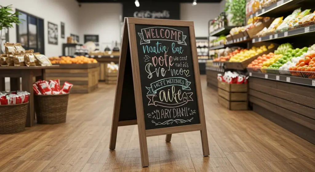 How Chalkboard Stands Can Boost Your Store