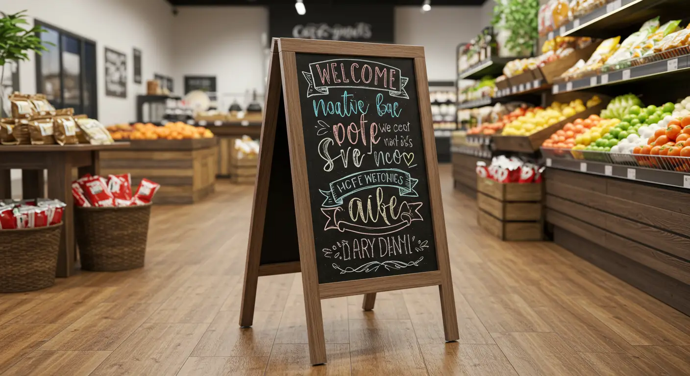 How Chalkboard Stands Can Boost Your Store