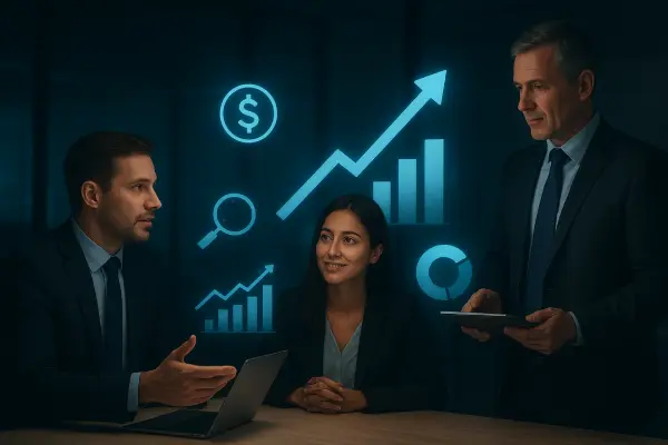 Investment opportunities and financial growth charts